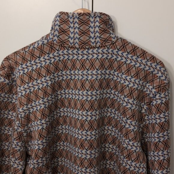 Bode NWT Diamond Stripe Pullover Sweater Merino Wool Men's M/L - Picture 7 of 11